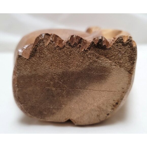 Hand-Carved Wooden Cat Statue Figure Figurine - About 7 inches Tall - Lot P - Picture 7 of 7